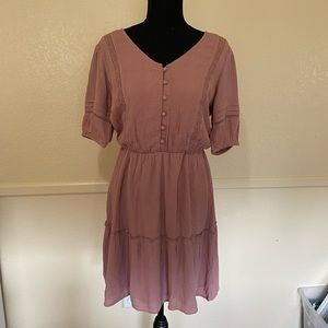 Maurices short sleeve button dress